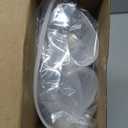 CHENGU 50 Sets 1.5 oz Heart Shaped Disposable Sauce Cups with Lids Slime Containers Heart Shaped Clear Plastic Storage Container Reusable Seasoning Portion Dispenser Cup for Mother's Day Party Favour