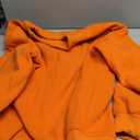 Trendy Queen Womens Oversized Sweatshirts Turtleneck Pullover Long Sleeve Hoodies Tops Fall Fashion Outfits 2025 Clothes (Large, Orange)