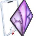 MOBDIK 1 Pack Tempered Glass Screen Protector Compatible with iPad Air 13 inch M3 2025 / M2 2024, Ultra Clear, Anti-Scratch, Case Friendly, EZ Kit