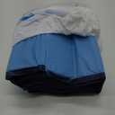 YSJILIDE Portable Dog Pool PVC Pet Swimming Pool Bathtub Collapsible Dog Pool, Hard Plastic Pool for Pets to Swim and Bath (L-64"x 12" Blue)