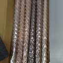 LPUSA Brown Tall Taper Candles Spiral Candle Sticks,Unscented Pastel Candle for Holiday,Wedding and Home Decoration,10inch,6 Pack(E-Gradient Brown)