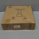 MUYE 12x12 Floating Frames Set of 2,Double Glass Picture Frame Display Any Size Photo up to 12x12,Wall Mount or Tabletop Standing, Black