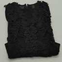 RARITYUS Women Sexy Lace Bodysuit Jumpsuit See Through Mesh Sleeveless/Long Sleeve Tops Swimsuit for Party Outfit (Large, Black)