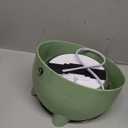 Asixxsix Heated Pet Bowl, 1.5L 15 Degree Slanted Bowl for Dogs and Cats, Overheating Protection, Easier to Reach Food, Smart Constant Thermal Bowl Dog Cat Heated Water Bowl for Pet, Outdoor(Green)