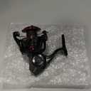 Quantum Smoke Spinning Fishing Reel, Changeable Right- or Left-Hand Retrieve, Continuous Anti-Reverse Clutch with NiTi Indestructible Bail, SCR Alloy Frame, Black