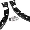 1 Set Gloss Black Motorcycle Rear Fender Strut Covers Compatible With 2009-2013 Harley Touring Road King Electra Street Glide FLHX FLHR