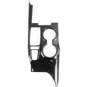 Kadore Console Panel Cup Holder Trim Gear Shift Cover for Toyota Camry LE SE TRD SE 2019 2020 2021 2022 2023 2024 Interior Carbon Fiber Style LHD 1pc (Without Seat Heater Switch) (No seat heating location)