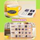 Cool Black Purple Stickers Pack 60Pcs Trendy Aesthetic Stickers for Teens Adults Vinyl Stickers for Water Bottle Laptop Guitar (Black Purple)