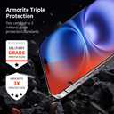 4 x 2 Pack for iPhone 16 Privacy Screen Protector Tempered Glass 6.1 inch Private Protective Film Anti-Blue Light Anti Spy No Bubble Simple Assembly Gradient Red Orange