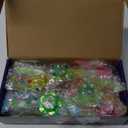 SCIONE 24 Pack LED Light Up Fidget Spinner Bracelets, Glow in The Dark Party Favors for Kids 4-8 8-12, Treasure Box Toys, Birthday Gifts, Carnival Prizes, Goodie Bags Stuffers for Kids