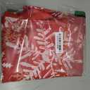 XCHI Winter Red Snowflakes Tablecloth Rectangle Christmas Table Cloth Washable Table Covers for Indoor Dining Home Party Xmas Decorations 60x120 Inch