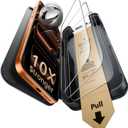 ESR Accessory Glass by Corning 3 Pack 9H+ Glass for iPhone 17 Pro Max Screen Protector, with AR Anti-Reflective Technology, Military Grade Shatterproof & Durable with UltraFit Tray