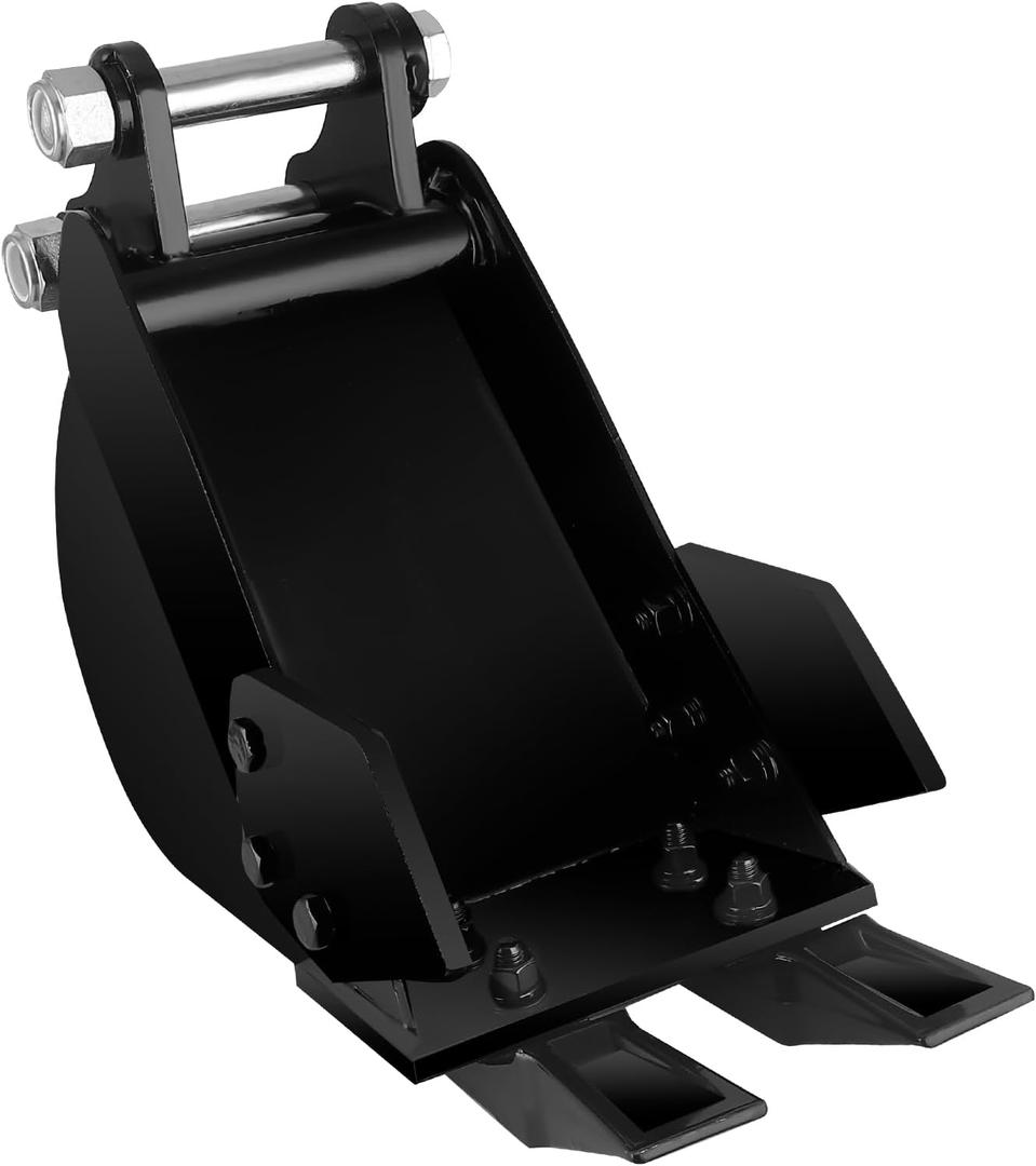 Mini Excavator Bucket Attachments - 200mm Backhoe Bucket Mini Excavator Accessories Parts for Excavators up to 2 Tons
