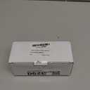 goldenwarm Matte Black Square Pocket Door Lock, Pocket Door Hardware for 2-1/8'' Round Bore Hole, Pocket Door Handles Fit 1-1/4'' to 2'' Thickness Sliding Door 2-3/8'' Latch 1 Pack