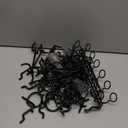 INCLY 176PCS Extra Thick Pegboard Hooks, 1/4" Heavy Duty Black Metal Peg Board Hooks Assortment with Peg Locks Pegboard Accessories Kit for Garage Wall Organizer Hanging Tools