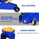 PONO Heavy Duty Low Profile Floor Jack 2 Ton 5.31''-13.2'' Lifting Range