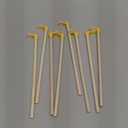 8pcs Handheld Lantern Poles Wooden Lantern Sticks Long Handles for Camping Decor