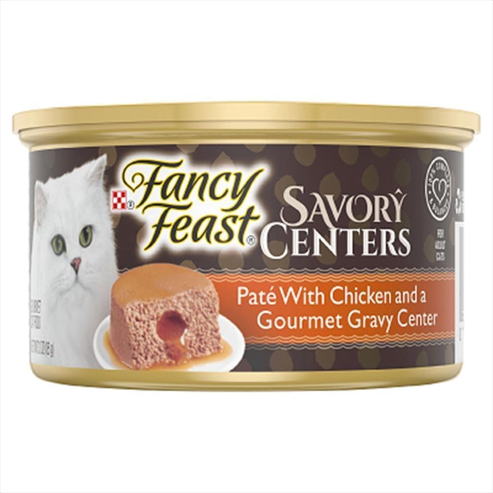 Fancy Feast 12-Pack Cans Savory Centers Chicken Canned Cat Food (12-3 OZ CANS), BBD: MAR/2028