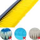18" Swimming Pool Cleaning Brush with Curved Edge Design - Heavy-Duty Bristles for Inground/Above Ground Pools -Compatible with Standard Telescopic Poles (Pole Sold Separately)