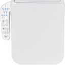 KERDE F30 Square Electric Bidet Seat, Smart Toilet Cover, Heated Water Cleansing, Warm Air Drying, Seat Constant Temperature, Adjustable Temperature, Front-to-Back Nozzle Massage