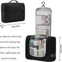 Hanging Travel Toiletry Bag for Women Men, Organizer Toiletry Bag, Water-resistant Cosmetic Makeup BagLarge Capacity Cosmetic Bag