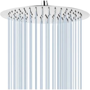GGStudy Round 16 Inch Stainless Steel Shower Head - Rain Style Shower Head Chrome Rainfall Full Body Shower Heads