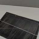 Genuine Natural Marble Tray for Luxurious Home Decorative- Marble Stone Storage Tray for Bathroom/Kitchen/Vanity/Dresser - Not Resin/Not Ceramic (Black)