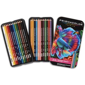 Prismacolor Premier Colored Pencils (3 Different Size Options) (24 Count (Pack of 1))