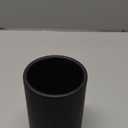 Resin Bathroom Tumbler Cup, Bathroom Water Cup, Tooth Brushing Holder, Makeup Brushes Holder Pen Container Organizer for Bathroom or Office, Vanity Countertop, Matte Black