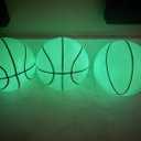 Toys+ 3 Pack! Inflatable Glow in The Dark Mini Basketballs Includes Pump and Needle Magic Shot Pro Mini Hoop Basketballs