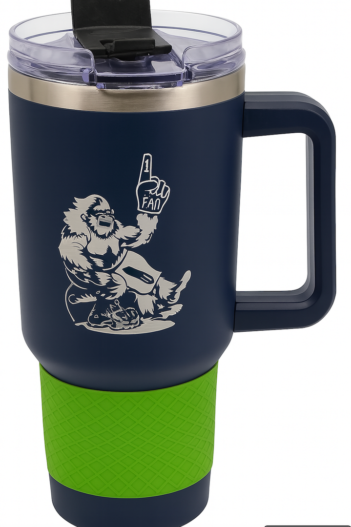 Great American Products Detroit Lions 40oz. Colossus Travel Mug Blue