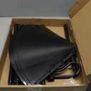 Gtongoko Bird Feeder Pole Squirrel Proof, 92 Inch Double Shepherds Hook for Outdoor with Squirrel Baffles Adjustable Heavy Duty with 5 Prongs Base for Hanging Plants, Bird Feeders, Black