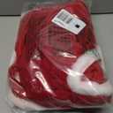 SOMSOC Mrs Santa Claus Costume Christmas Outfits For Women With Cape Santa Halter Dress Socks Balloons Xmas Cosplay, M