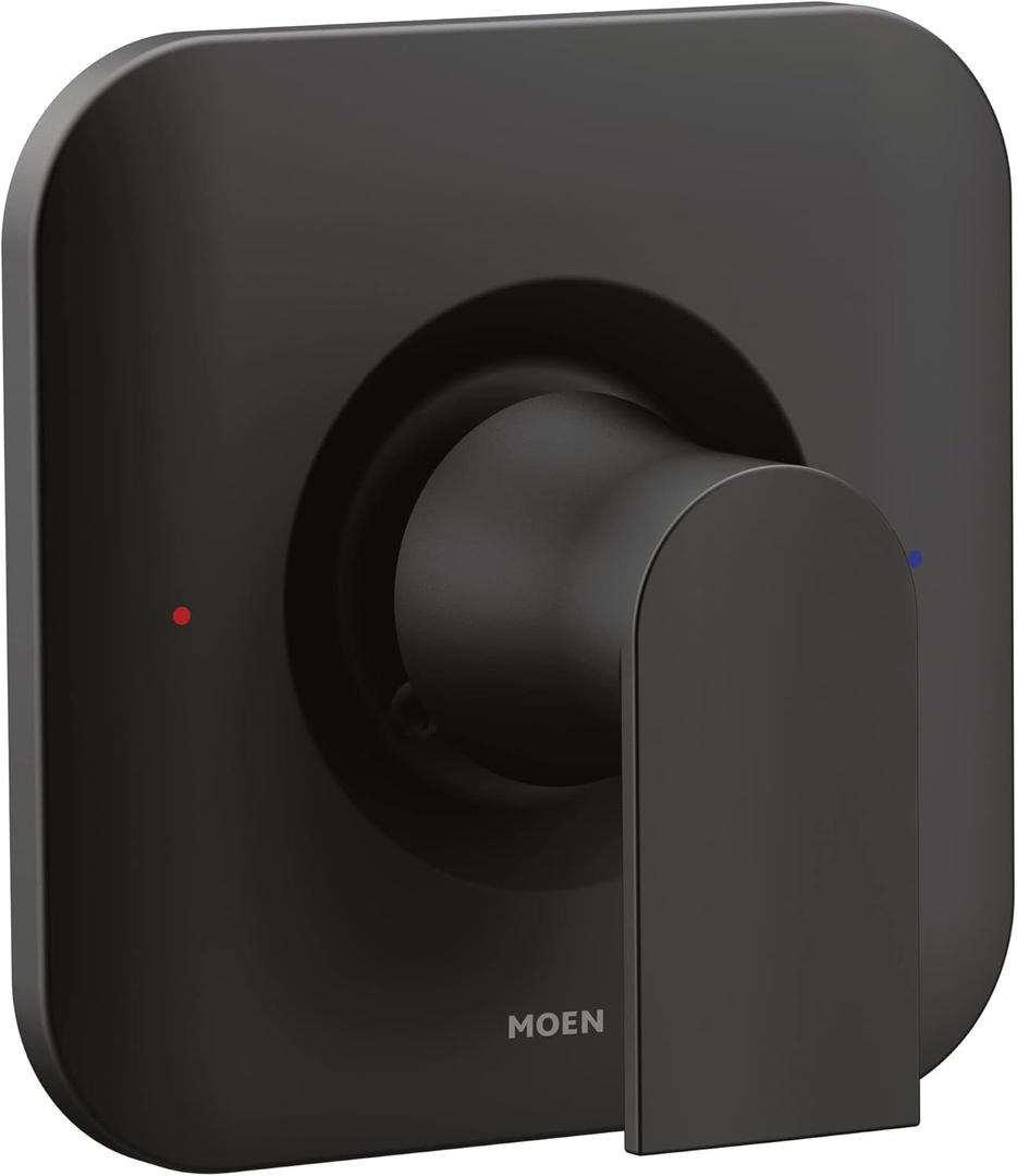 Moen T2471BL Genta LX Posi-Temp Pressure-Balancing Modern Trim Valve Required, Matte Black