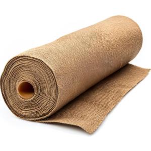 Premium Burlap Jute Fabric Natural, 72" Wide x 3 Feet - Sustainable Material for Rustic Decor, Gardening, Aisle Runners, Crafts, and Weddings