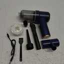 KMM Handheld Car Vacuum Cleaner, 9000Pa Vacuum Cleaner and Air Duster, 120W High Power Hand Held Vacuum with LED Light and Multi-Nozzles for Car, Home, Office, Pet (Blue)