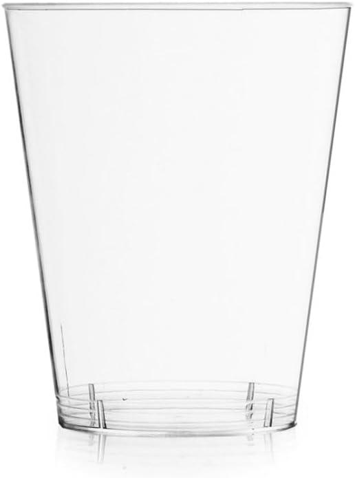 Clear Round Tumblers, 7 oz, Case of 600 (6 packs x 100), Small