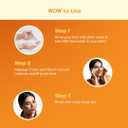 WOW Skin Science Vitamin C Exfoliating Face Wash With Brush, Soft, Silicones Bristles, Foaming Cleanser For All Skin Type, Hydrate For Smooth Skin, Helps Remove Blackheads, Reduce Acne Breakout, 100ml