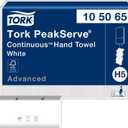 Tork PeakServe Continuous Hand Towel White H5, Advanced, Compressed, 12 x 410 sheets, 105065