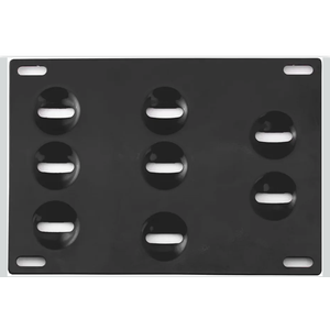 xotic tech Tow Hook License Plate Screw On Mount Bracket Compatible with BMW E90 E91 (Black)