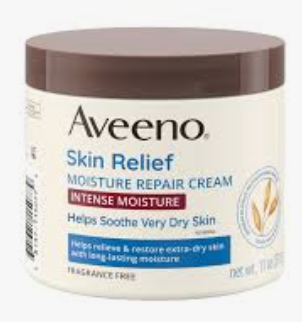 Aveeno Skin Relief Intense Moisture Repair Body Cream with Triple Oat & Shea Butter Formula, Helps Heal, Repair & Restore Very Dry Skin with LongLasting Moisture, FragranceFree, 11 oz