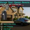 2 Replacement Garage Door Opener Remote,Compatible with Genie Overhead Door Garage Door Opener ACSCTG Type 1, 390MHZ, 2 Pack