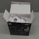 Ozeino Gaming Headset for PC, Ps4, Ps5, Xbox Headset with 7.1 Surround Sound Gaming Headphones with Noise Canceling Mic, LED Light Over Ear Headphones for Switch, Xbox Series X/S, Laptop, Mobile White