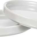 Zassenhaus Porcelain Mill Coasters/Trivets, Set of 2, White