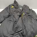 TACVASEN Men's Winter Ski Jacket Waterproof Snow Coats Snowboard Fleece Lining Jacket Warm Parka with Hooded (XX-Large, Black)