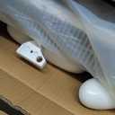 Ballu Mica Infrared Space Heater Indoor Use,Large Room Panel Heater with Programmable Thermostat,WiFi App Control,Portable Stand or Wall Mount,Energy Efficient Smart Quiet Heater,Work with Alexa,White