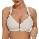 sheroine Women's Racerback Wirefree Workout Sports Yoga Bra Nude, 34B