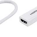 Philips Accessories Mini DisplayPort to HDMI Adapter, Unidirectional, Audio and Video, Full HD 1080p, 4K Ultra HD @ 30Hz, Slim Compact Portable Design, SWV9200F/27, White (Pack of 2)