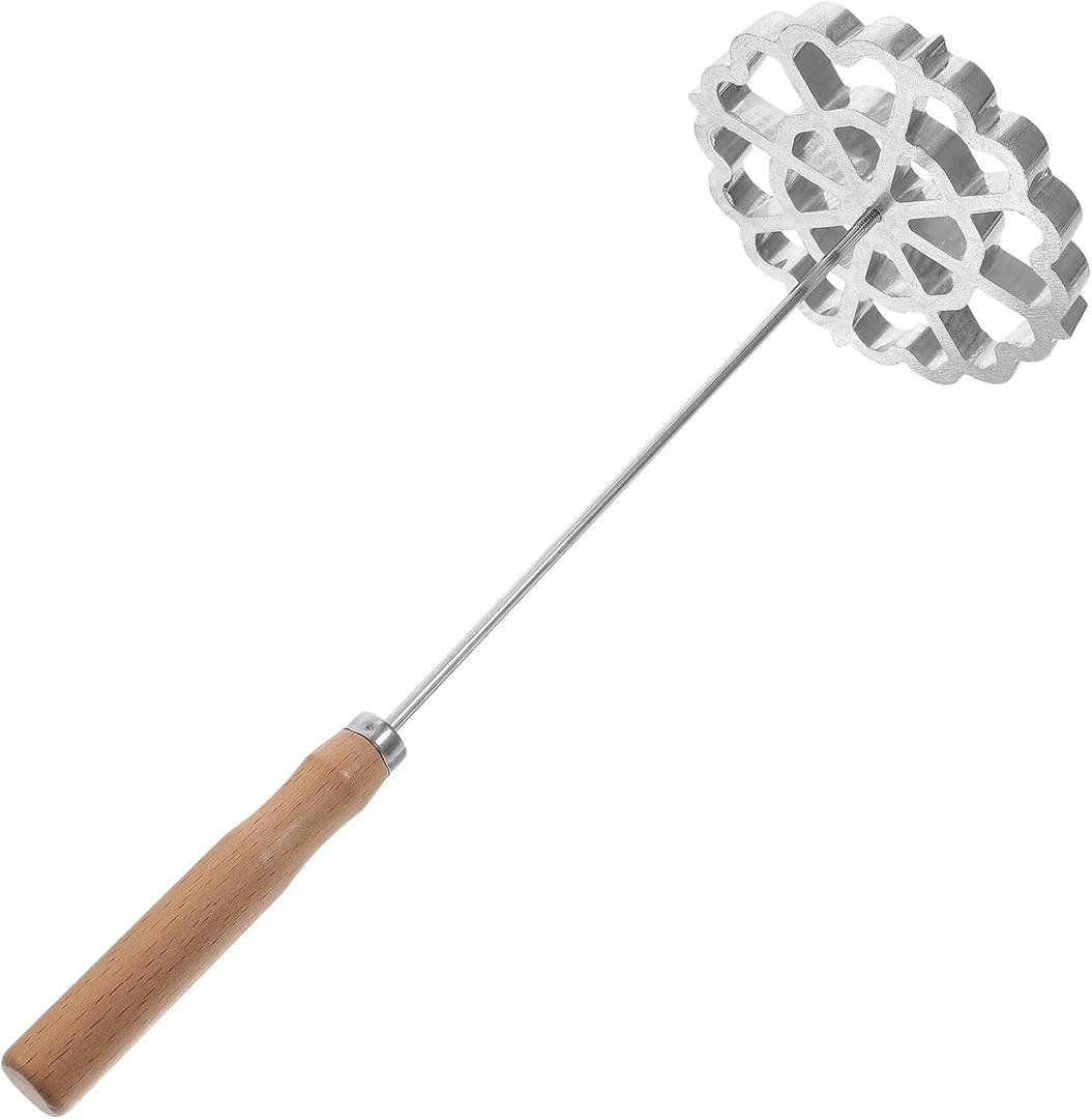 Bunuelos Mold With Handle Aluminum Bunuelos Cookie Maker Mold Rosette Timbale Iron Set For Baking Cooking, Molde Para Buuelos De Viento