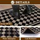 Vaukki Indoor Door Mat 24"x36", Ultra Thin Doormat Indoor Entrance